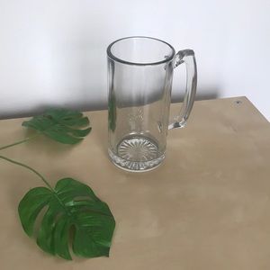 💝 10/$10 💝 Glass Beer Stein mug with handle 16oz